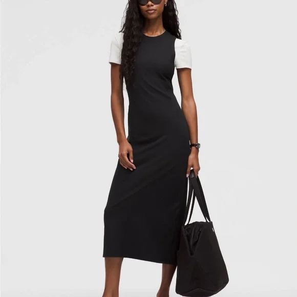 lululemon athletica Black Sleeveless Crew Midi Dress - Picture 8 of 8